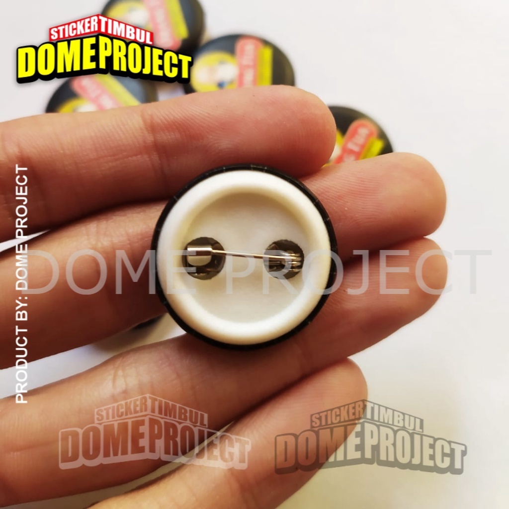 ORANGTUA PIN PENITI 25MM BUTTON PIN AKSESORIES ROMPI AKSESORIES TAS