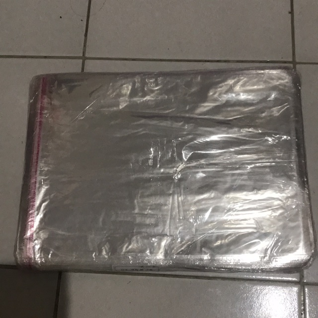Plastik opp bening baju 25x35 tipis 0.3mm
