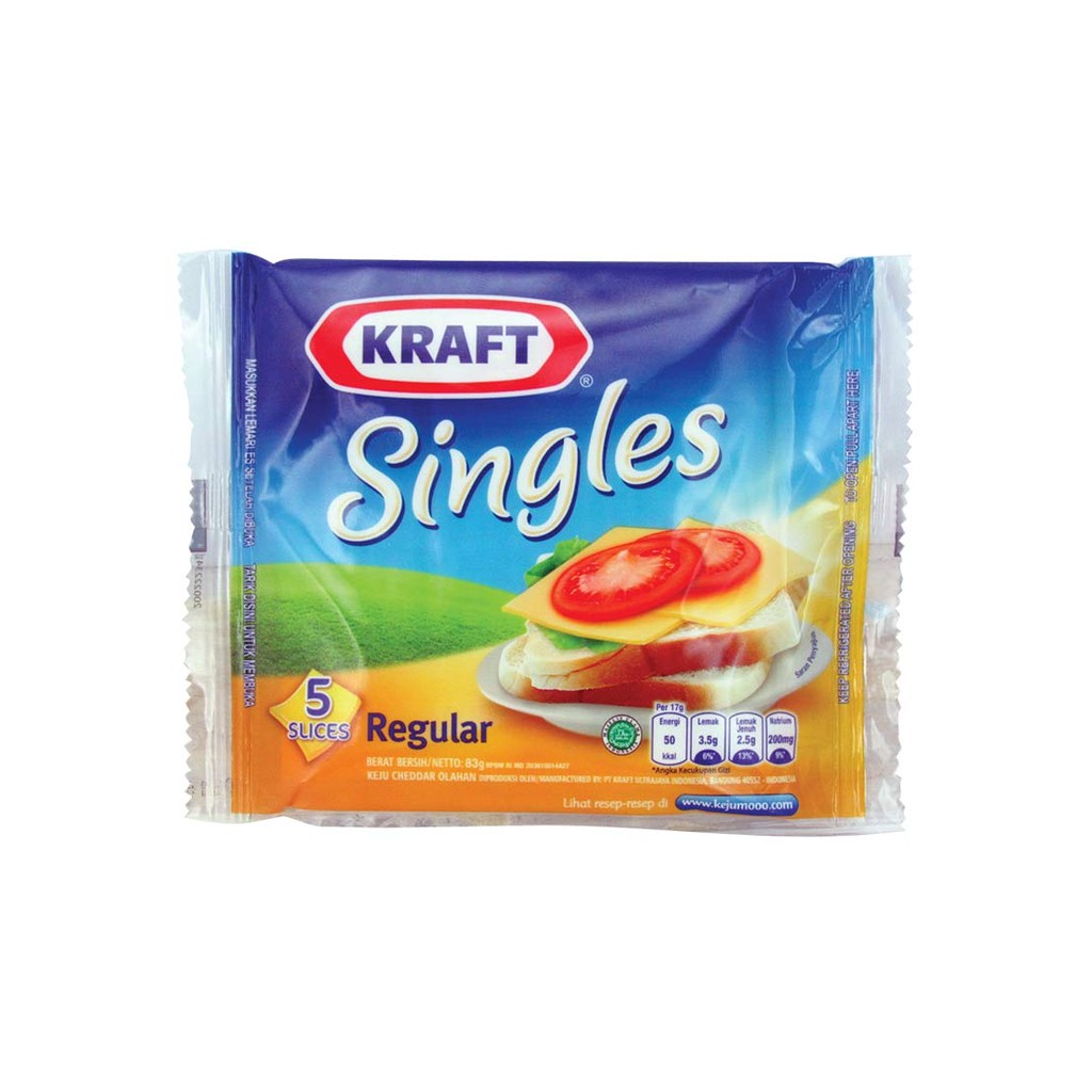 Kraft Keju Slice 5'S