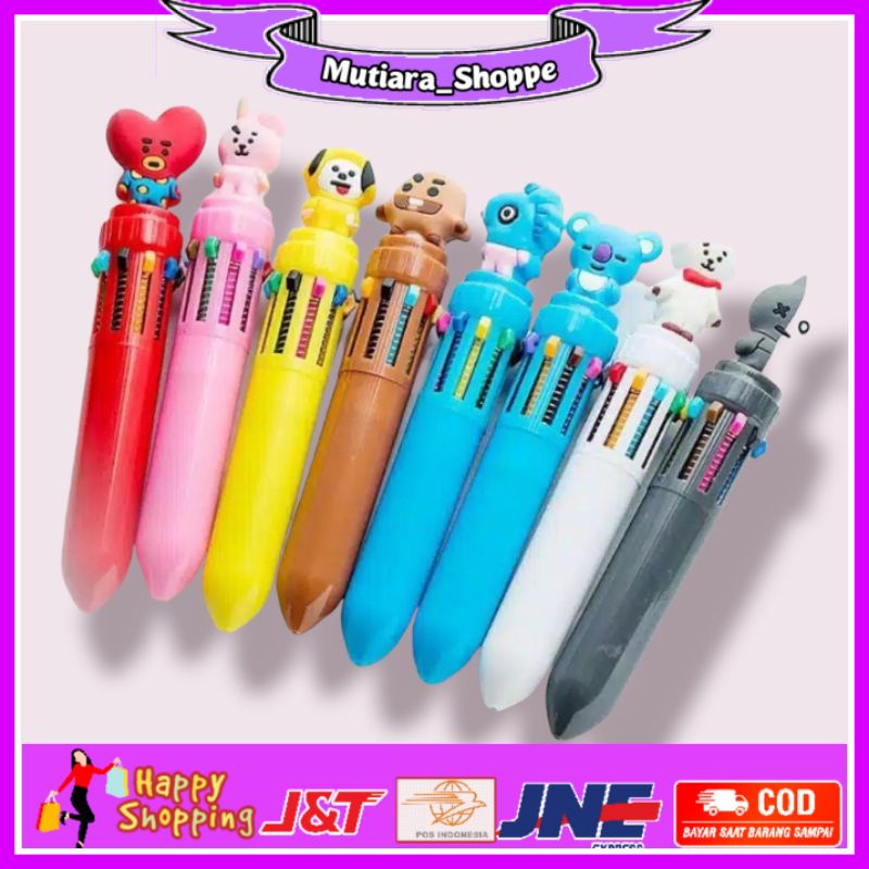 

Pulpen karakter Kpop 10 warna