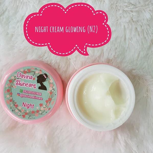 ✼ Davina Skincare Night Cream Glowing ( N2 ) ➵