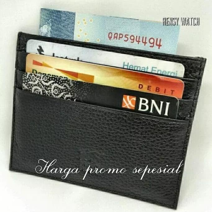 

JUAL DOMPET KARTU/CARD HOLDER BRAUN BUFFEL KULIT 6.