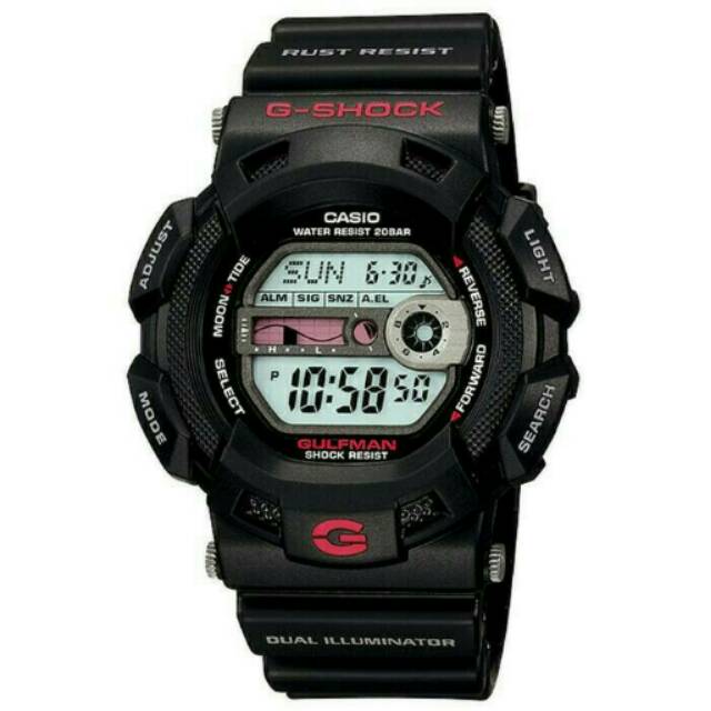 Jam Tangan Casio G-Shock Original Pria G-9100-1 Digital