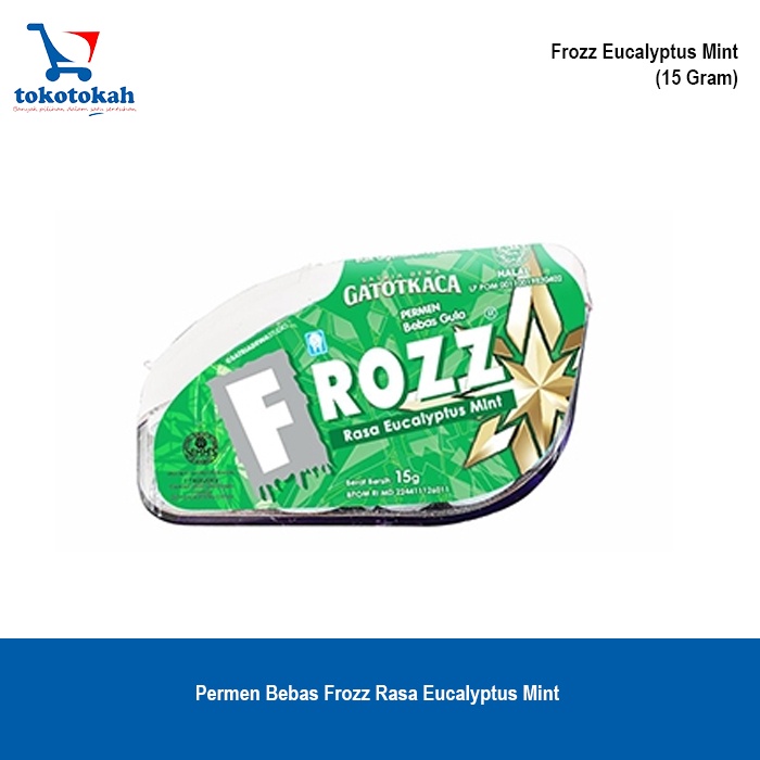 

FROZZ ice mint eucalyptus permen dingin menyegarkan bebas gula - 3pcs