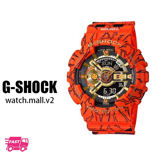 [ In stock ] CASIO men's watch G-SHOCK X One Piece Dragon Ball GA100 GA110 GSHOCK