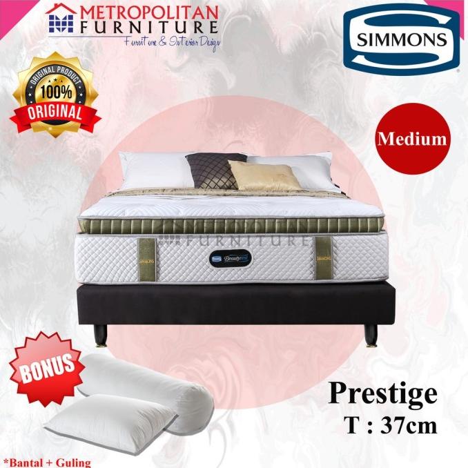 SPRINGBED SIMMONS PRESTIGE FULL SET KASUR / SPRING BED SIMMONS MATRASS DG61464EZ