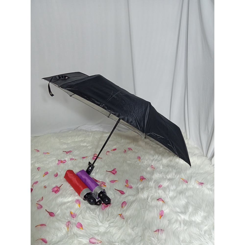 Payung Lipat 3 Lapisan SILVER Otomatis BEST QUALITY - L3-SVA