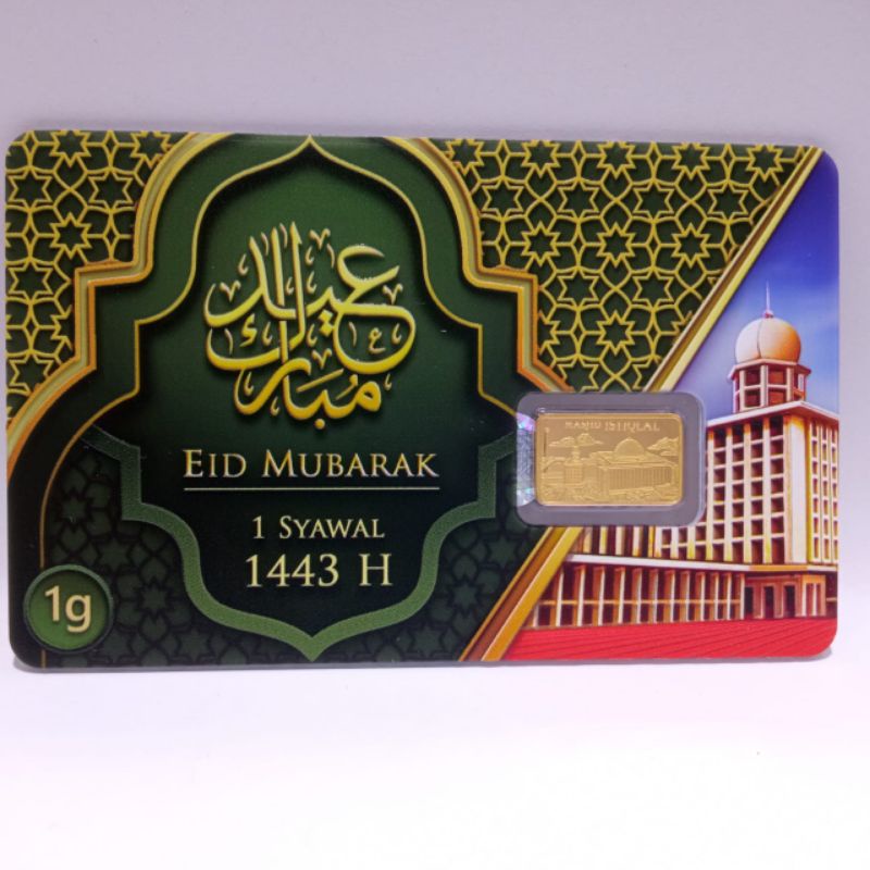 King Halim 24K Masjid Istiqlal Eid Mubarak Idul Fitri