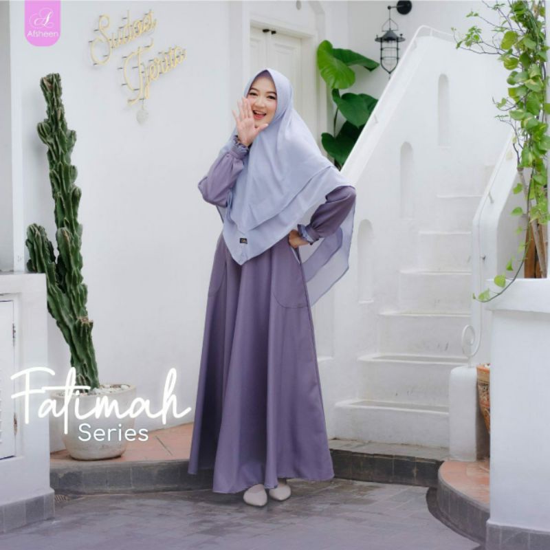 READY STOCK GAMIS SET KHIMAR MURAH GAMIS FATIMAH SYAR'I ORI BY AFSHEEN / GAMIS SET KHIMAR MURAH PREM