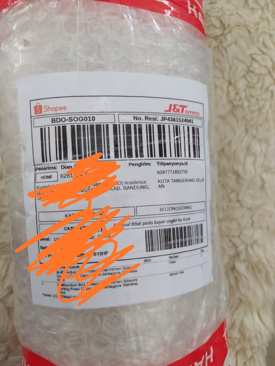 Multifunction 8in1 Professional Kitchen Scissors Gunting Pisau Dapur Ajaib Serbaguna Stainless Steel