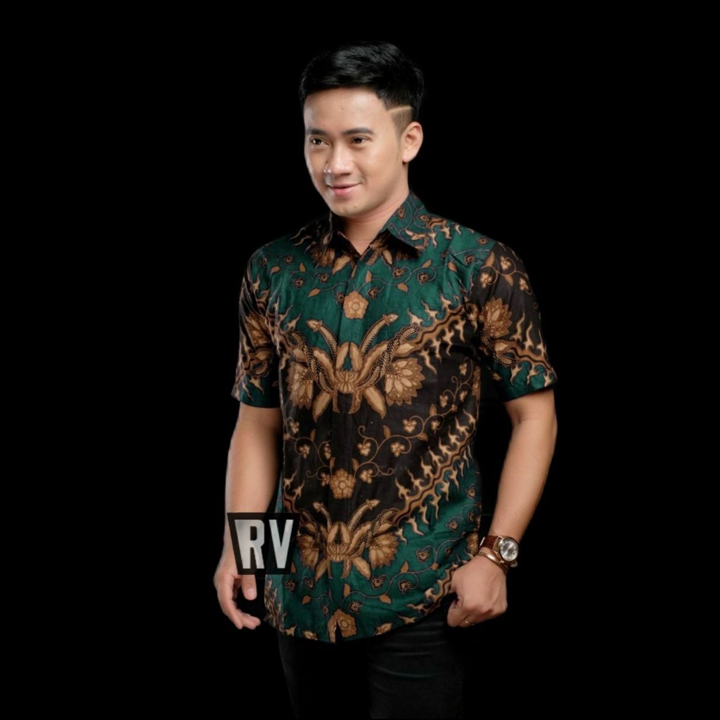 NEW ARRIVAL DISTRO BATIK PRIA BORDIR SOGAN HRB026 BATIKAF NOTOARTO BATIK IPNU-IPPNU HEM PRIA