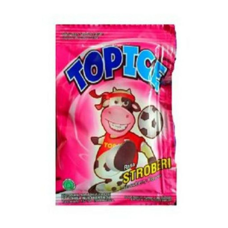

Top ice rasa strawbery 1 renteng isi 10 sachet