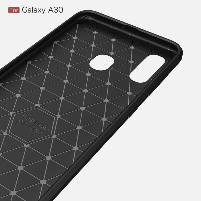 Silicon Case SAMSUNG A20 A30 Softcase iPAKY Carbon Casing Cover