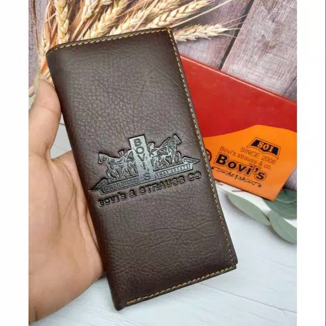 DOMPET LEVIS STAROUS CO KULIT SAPI MODEL PANJANG