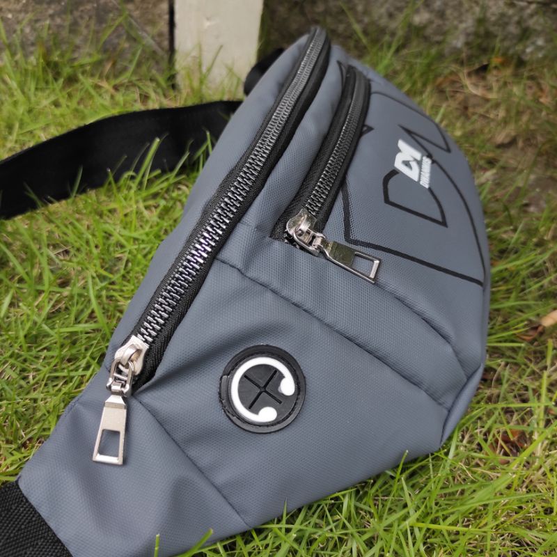 WaistBag Original DM Waterproof | Tas Selempang Pria Anti Air Premium