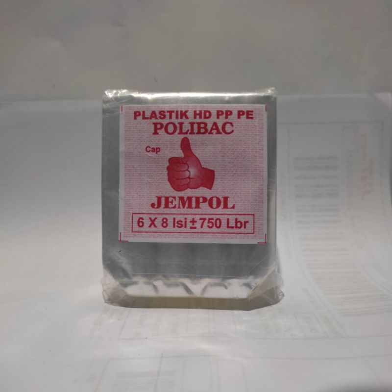 plastik polibag 6x8 isi -+750 lbr, media semai benih cabe, tomat dll