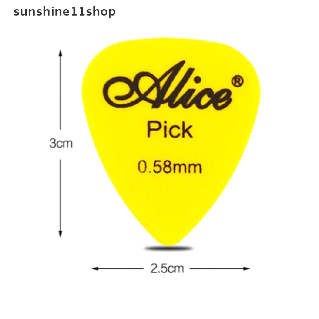 (SHO) 20 / 100PCS Pick Gitar Akustik / Bass Tebal 0.58-1