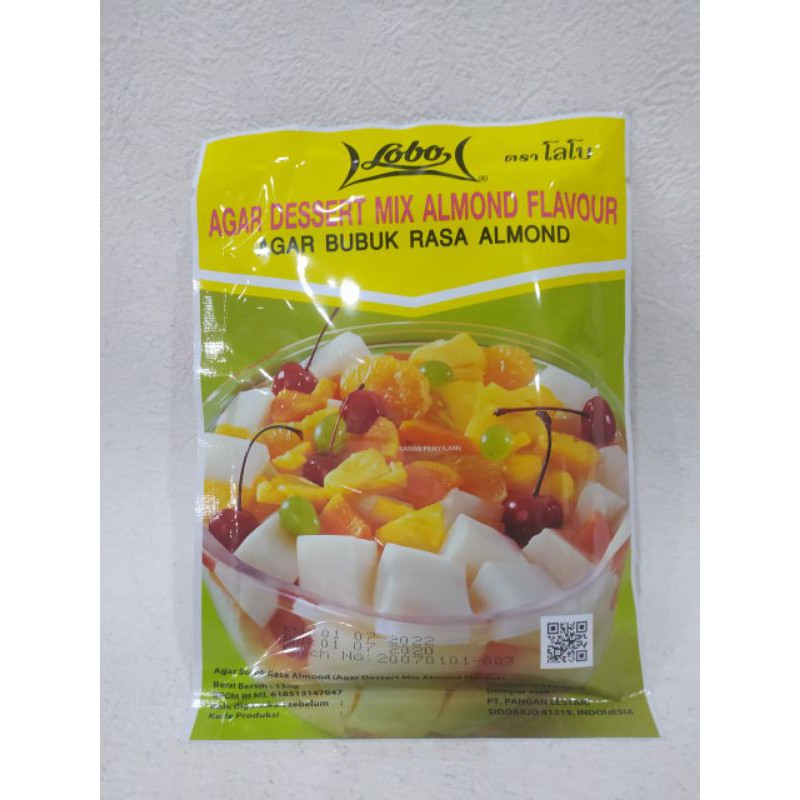 LOBO AGAR DESSERT BUBUK RASA ALMOND 130 GR