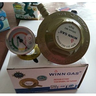 Regulator kompor gas+meteran Win gas SNI