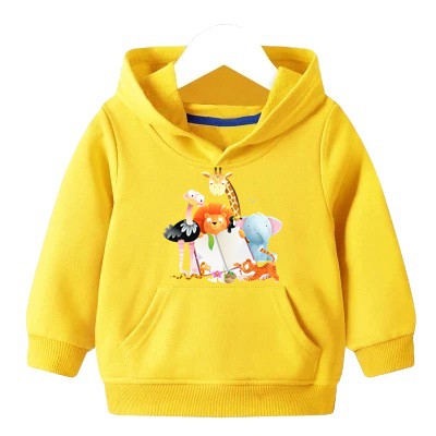 Sweater Hoodie Anak Cute Animal Fleece Sweater Anak