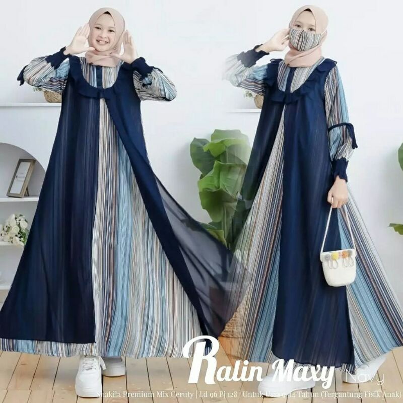 Baju Gamis Remaja Terbaru Kekinian/ Shila maxy kids / baju bayi jumper hijab hello kitty