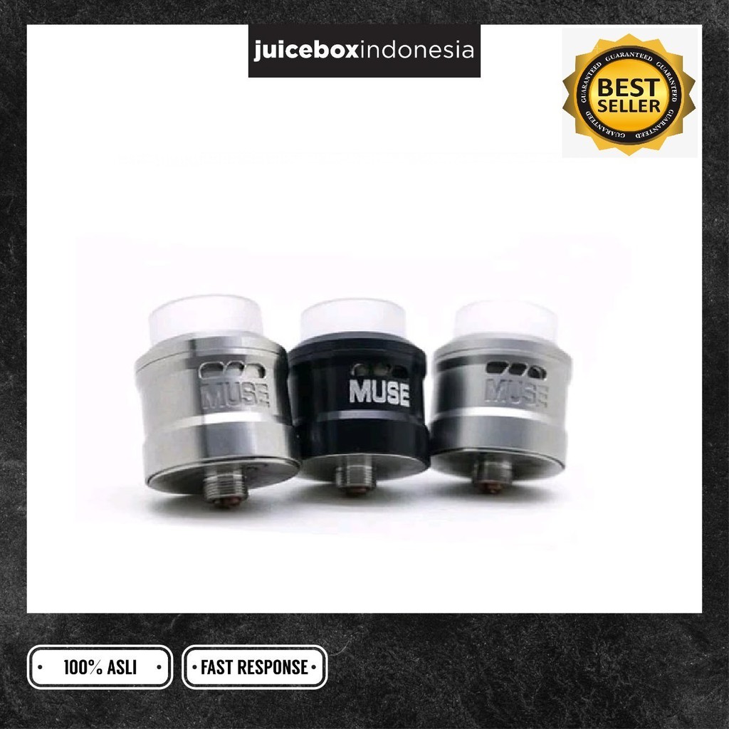 MUSE RDA 24MM ATOMIZER AUTHENTIC BY VAPE AM Shopee Indonesia