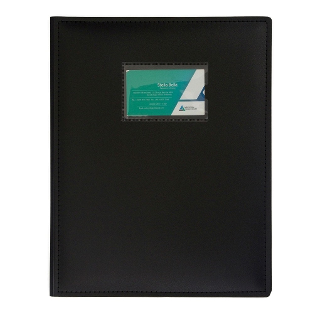 

[BMS Tangerang] Bantex Exclusive Display Book A4 & Folio (24 Pockets) Black