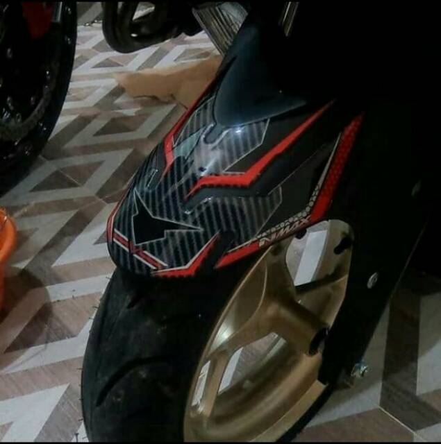 Stiker Sticker Resin Timbul Fender Spakbor Depan New Nmax 2020 Terbaru