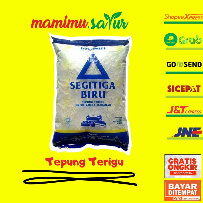 

TEPUNG TERIGU SEGITIGA BIRU 1 KG TERIGU 1KG TEPUNG TERIGU 1 KG TERIGU 1 KG