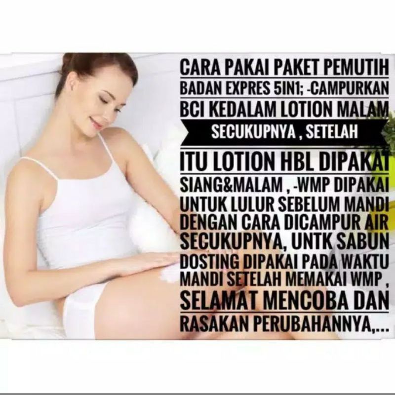 Paket Hb Dosting / Paket Pemutih Badan Pria &amp; Wanita Ampuh Putihkan Badan / Paket Hemat Dosting 5in1