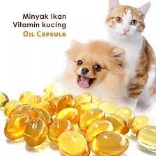 Minyak Ikan/FISH OIL untuk Anjing dan Kucing isi 100 pcs