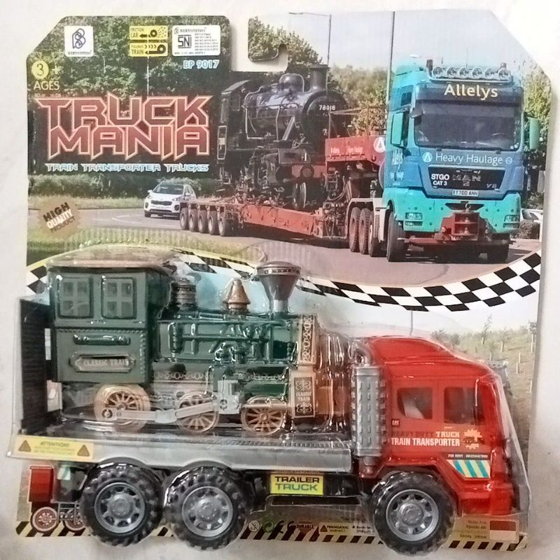 BP 9017 - Mainan Truck Mania Train Transporter Trucks BP9017