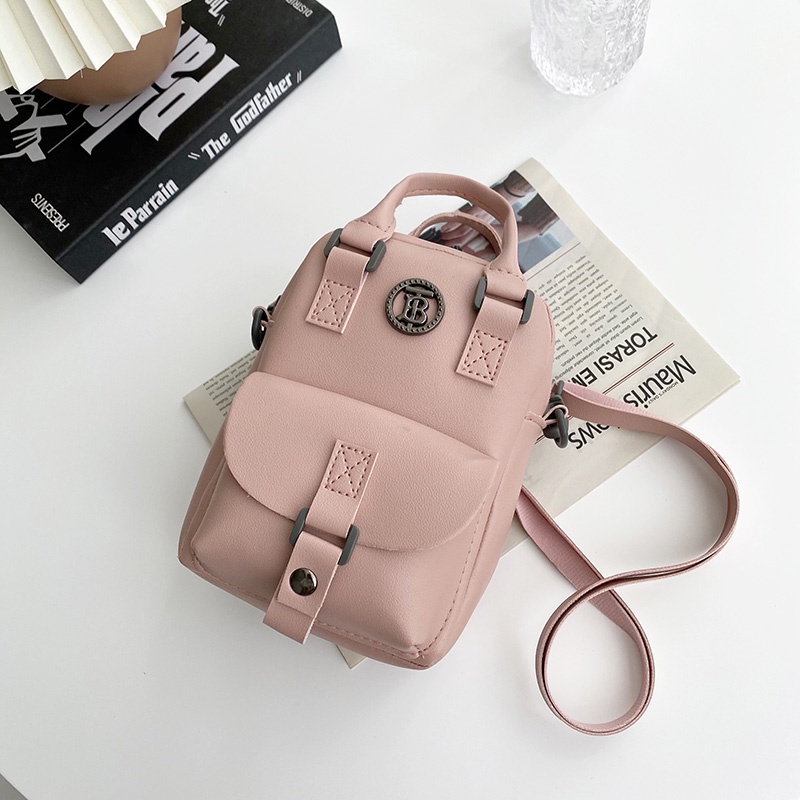 Satu7an T239 Tas Selempang Wanita Korea Fashion Style Kasual Tas Bahu Pocket Mini Handphone Tas Cewek Kulit PU Multifungsi