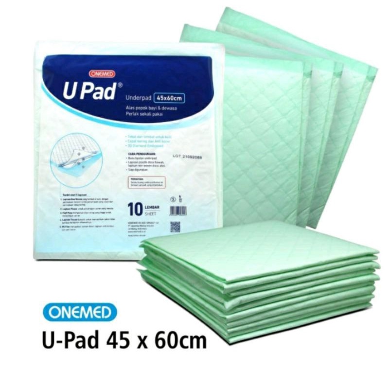 U PAD 45 x 60 CM PERLAK SEKALI PAKAI ONEMED