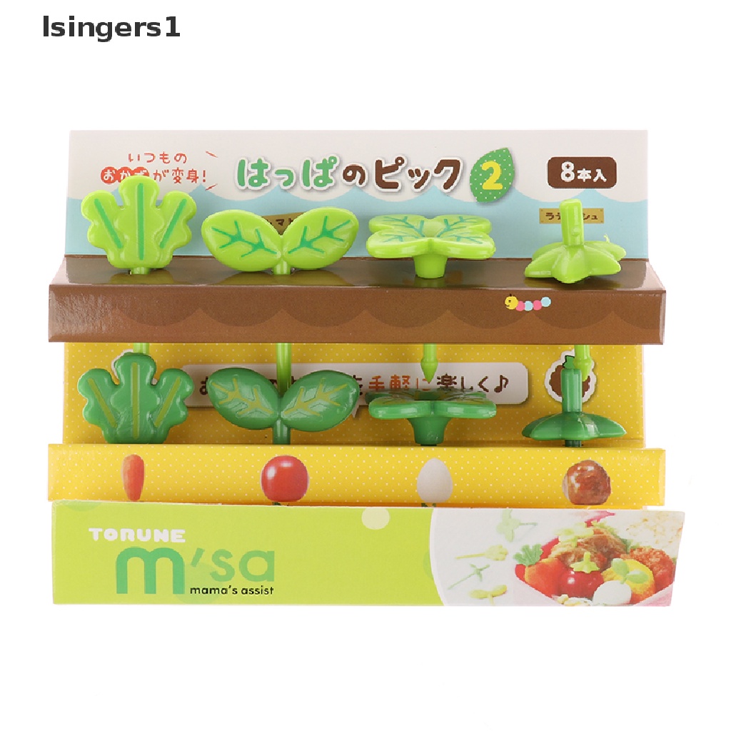 (lsingers1) 8pcs / Set Alat Pemetik Buah / Kue / Salad Mini Untuk Anak