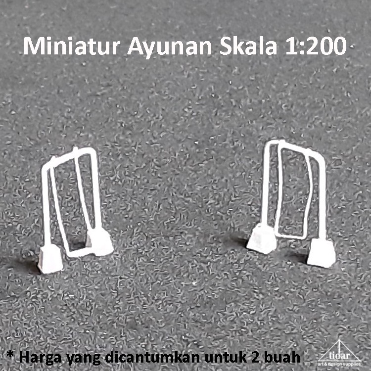 

[MR] Miniatur Maket Ayunan / Swing / Playground / Taman Bermain Skala 1:200