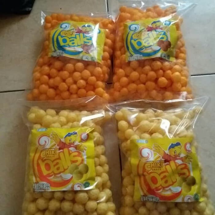 

snack kiloan Chiki Ball Chiki Ball rasa keju netto 250 gram ~ kp907