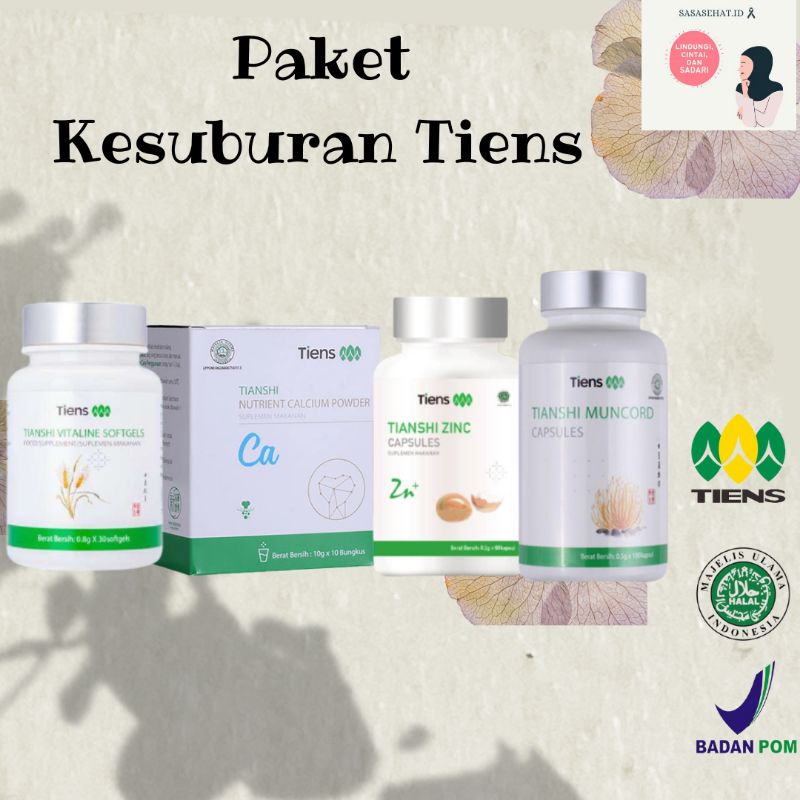 Tiens Suplemen Kesuburan Wanita Pria | Paket Promil Tiens Original |