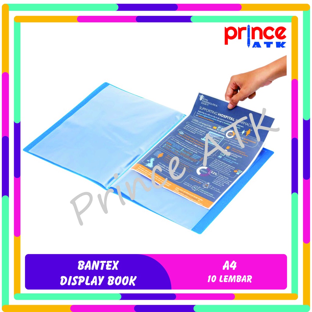 

BANTEX DISPLAY BOOK A4 ISI 10 POCKET #3140