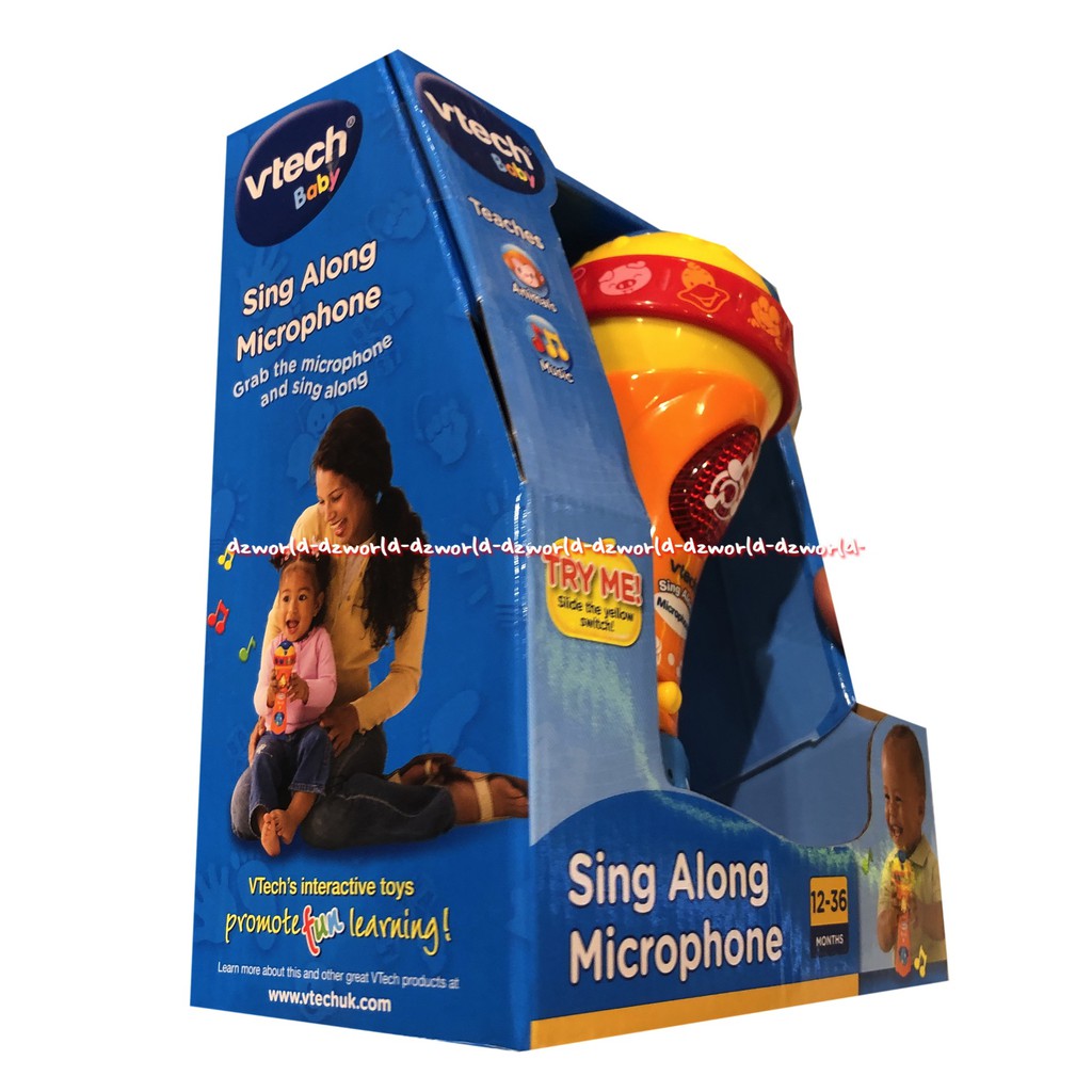 Vtech Baby Microphone Sing a Long Mainan Mic Suara Untuk Bayi