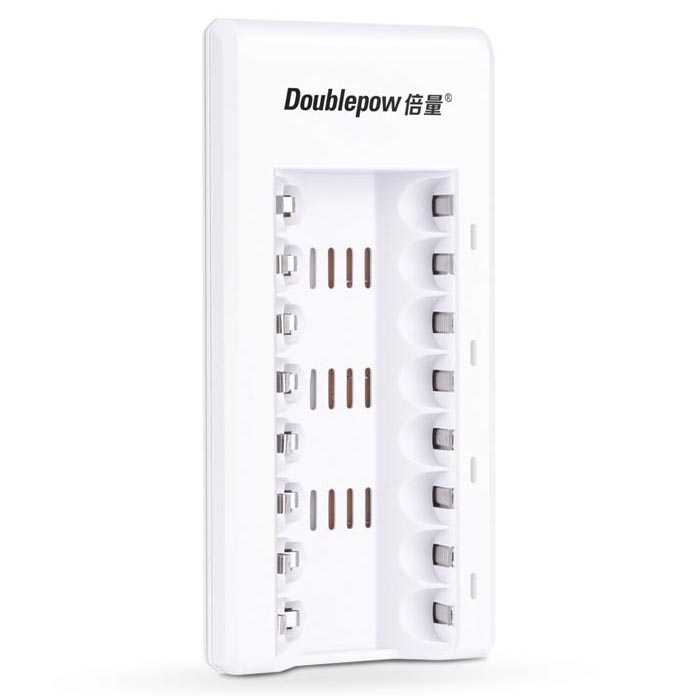 DOUBLEPOW Charger Baterai 8 slot for AA/AAA