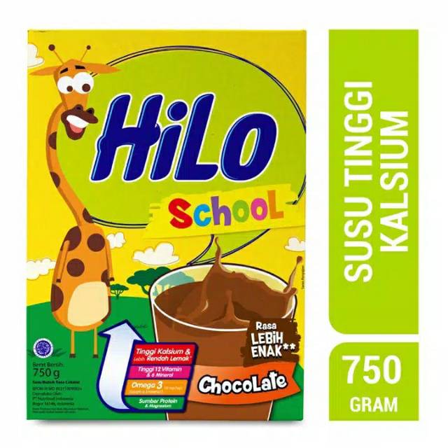 

Hilo School Chocolate 750g - Rasa Coklat 750gr