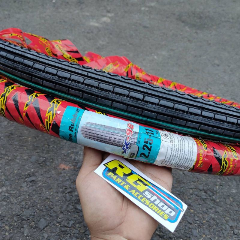 Ban Luar Vee Rubber VK-98 Ukuran 2.25 Ring 17 Original Thailand Kembang Lurus