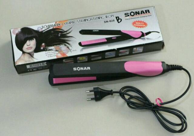 Catok Sonar SN 828/Catokan lurus/Catokan rambut