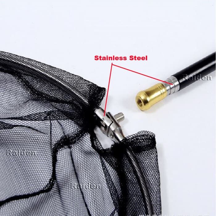 Serokan Ikan Stainless Steel Net Fishing Jaring Ikan Lipat Kecil