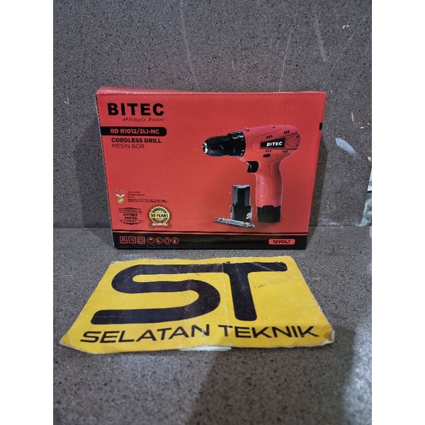bitec bd r1012 cordless drill 2 battery 12 volt