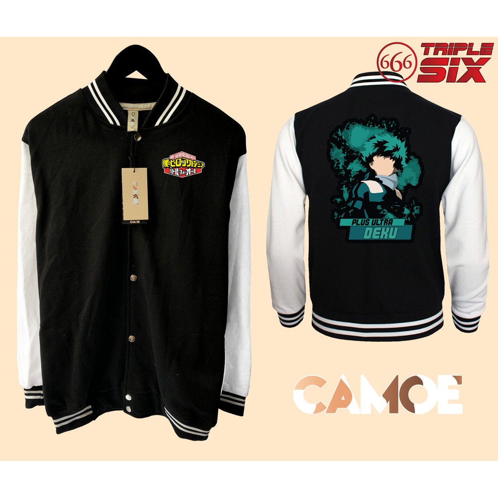 Jaket Varsity Baseball Anime My Hero Academia Plus Ultra Deku