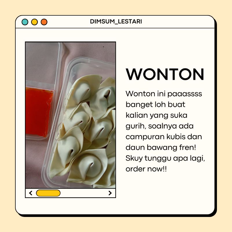 

Wonton ayam