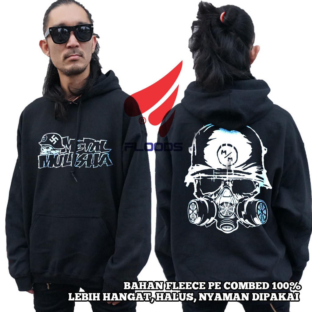 JAKET HOODIE MOTOR RACING METAL MULISHA SUPERMOTO READY BIG SIZE JUMBO XXL XXXL XXXXL XXXXXL