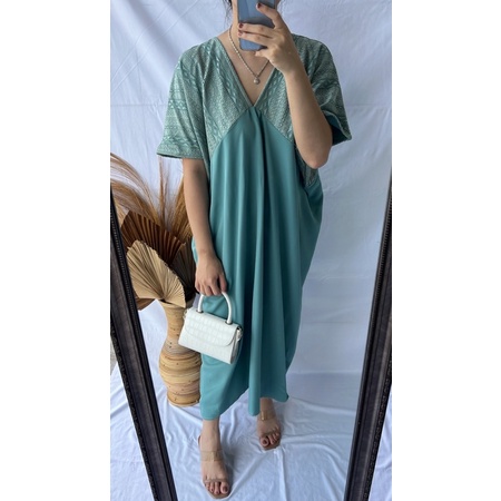 NASYA KAFTAN DRESS - TERUSAN KAFTAN / DRESS HIJAB BUMIL / DRESS KONDANGAN / FORMAL DRESS / DRESS MUS